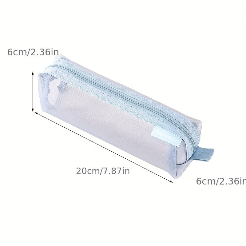 Mesh Pencil Case for Middle School High School Office Supplies