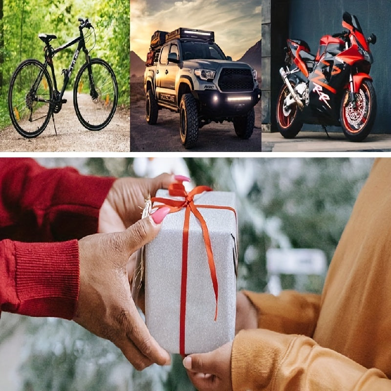 Набор из 4 алюминиевых колпачков для клапанов для автомобильных и велосипедных шин