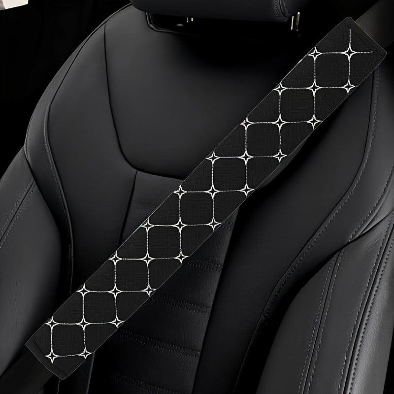 Universal Soft Fleece Seat Belt Shoulder Protector Wear-Resistant Breathable