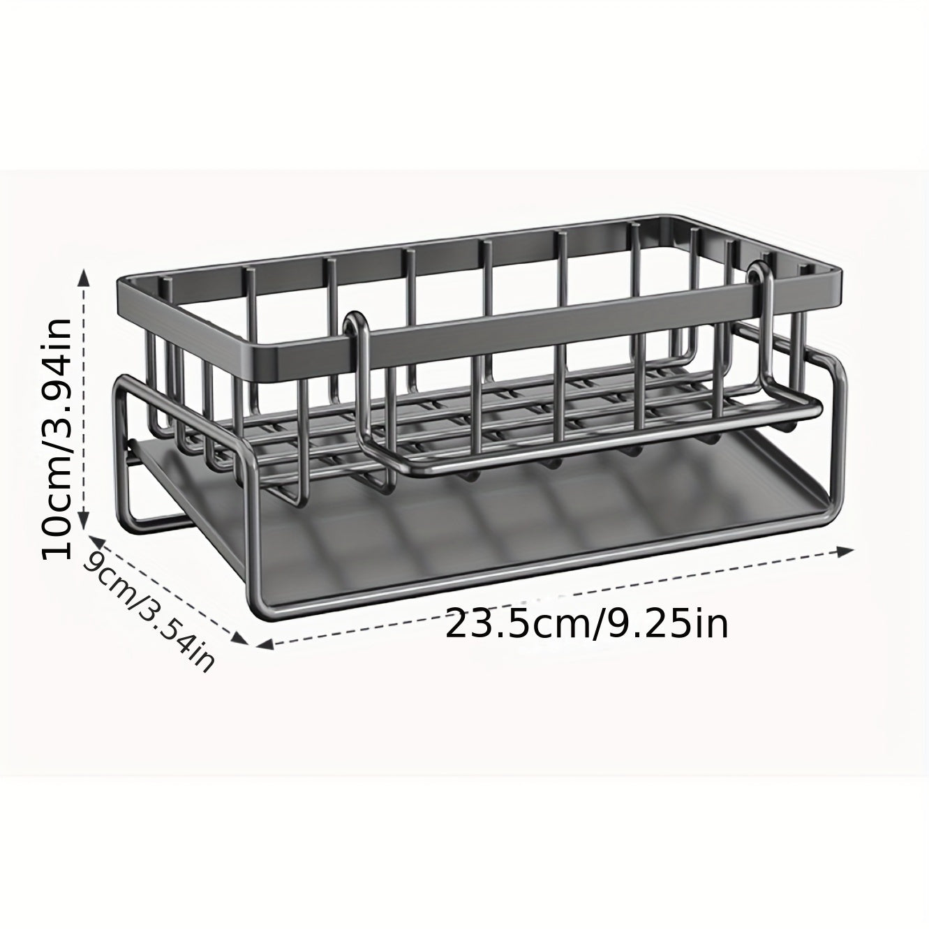 Multi-Functional Kitchen and Bathroom Sink Organizer for Soap Sponges Towels