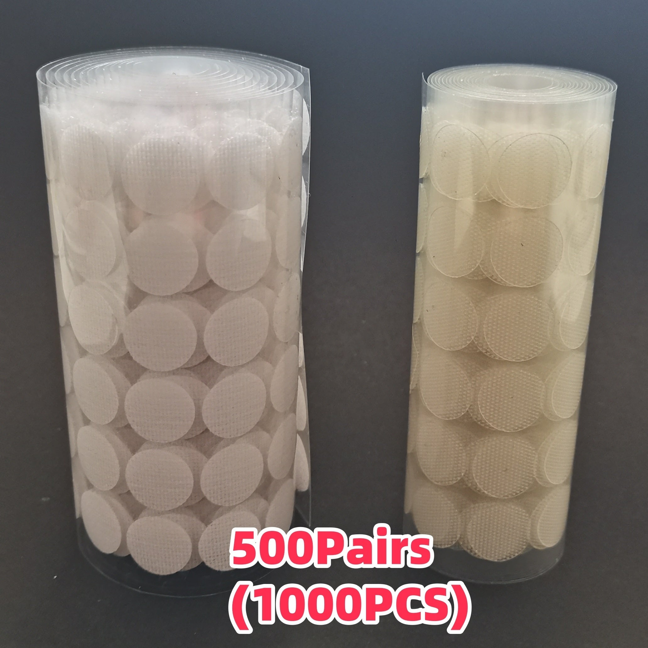 1000pcs Transparent Magic Stickers 1.5cm Diameter for DIY Crafts School Home Office