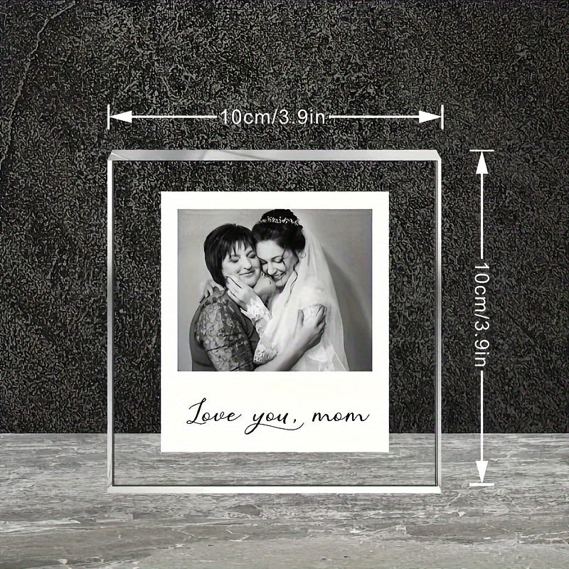 Acrylic Photo Frame for Mom Customizable Indoor Outdoor Mother's Day Gift
