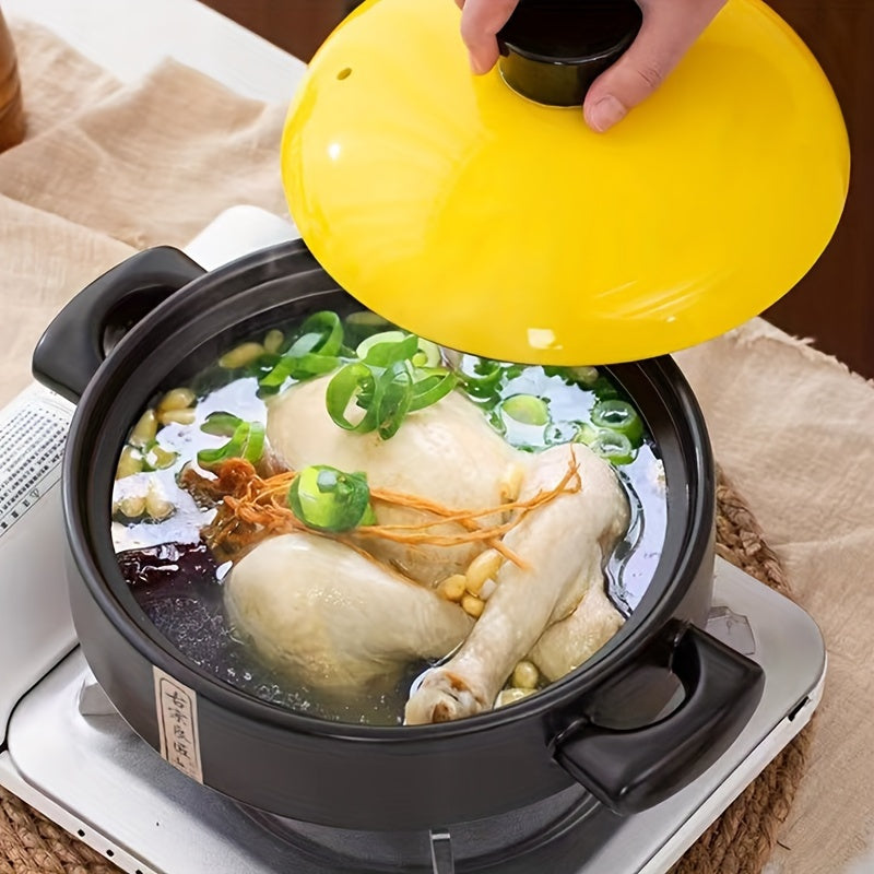 BLX GREEN 108oz Keramika To'siq Qopqog'i bilan Non-Stick, Yuqori Haroratga Bardoshli va Tozalash Oson. Qovurish va Qaynatish uchun Mukammal, Uy va Tijorat Oshxonalari uchun Mustahkam.