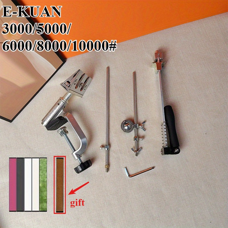 360° adjustable flip angle design stainless steel sharpener multi-piece set