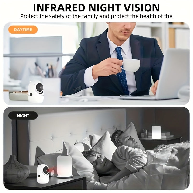 Indoor Security Camera 1080P Wireless Night Vision Motion Detection Two-Way Audio