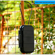 Waterproof Combination Lock Safe Box with Detachable Chain for Travel Outdoor Use Large Capacity Key Storage