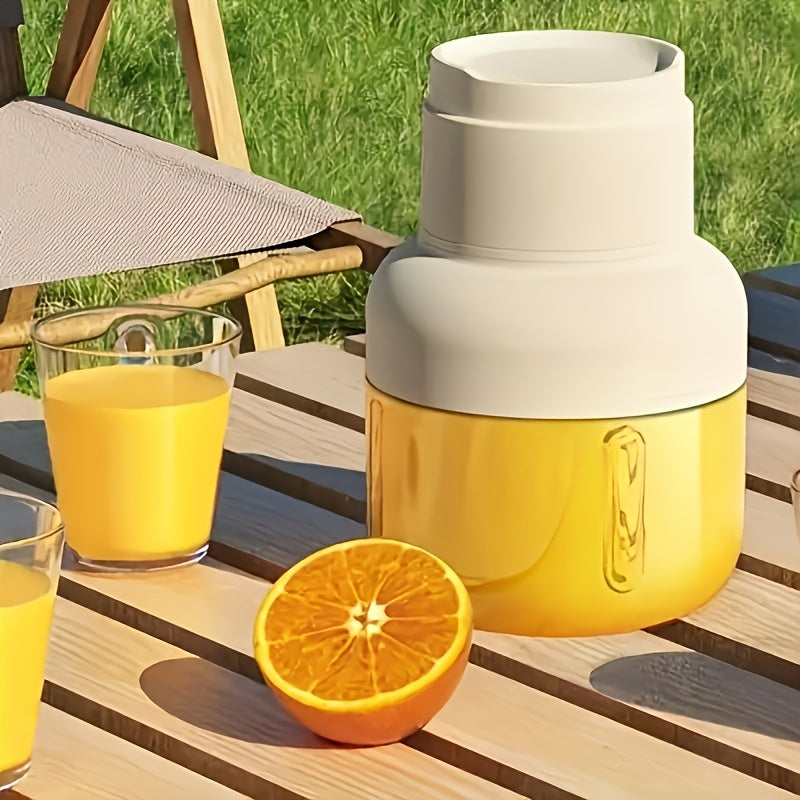 12-Piece Kitchen Knife Set and Juicer with Straw Rechargeable Gift for On-the-Go Use