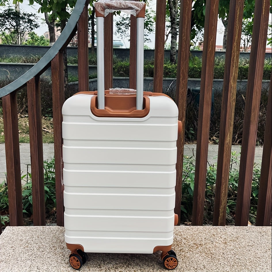 Women's 3-Piece Spinner Luggage Set Hard Shell ABS PC Lightweight TSA Lock Zipper Closure