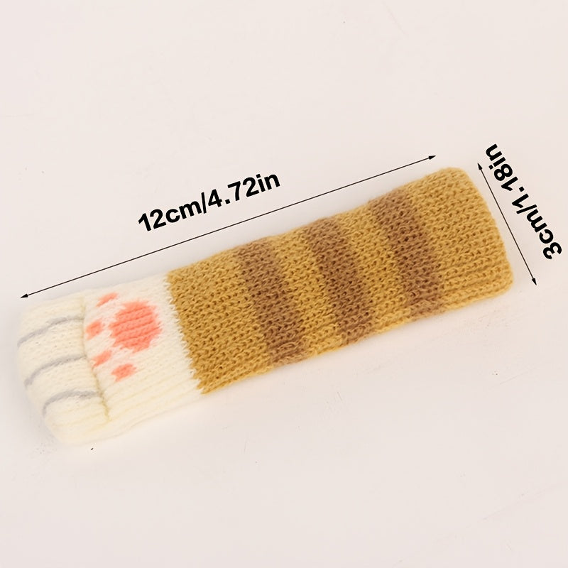 Set of 4 Non-Slip Silent Wear-Resistant Table Leg Covers and Chair Protectors