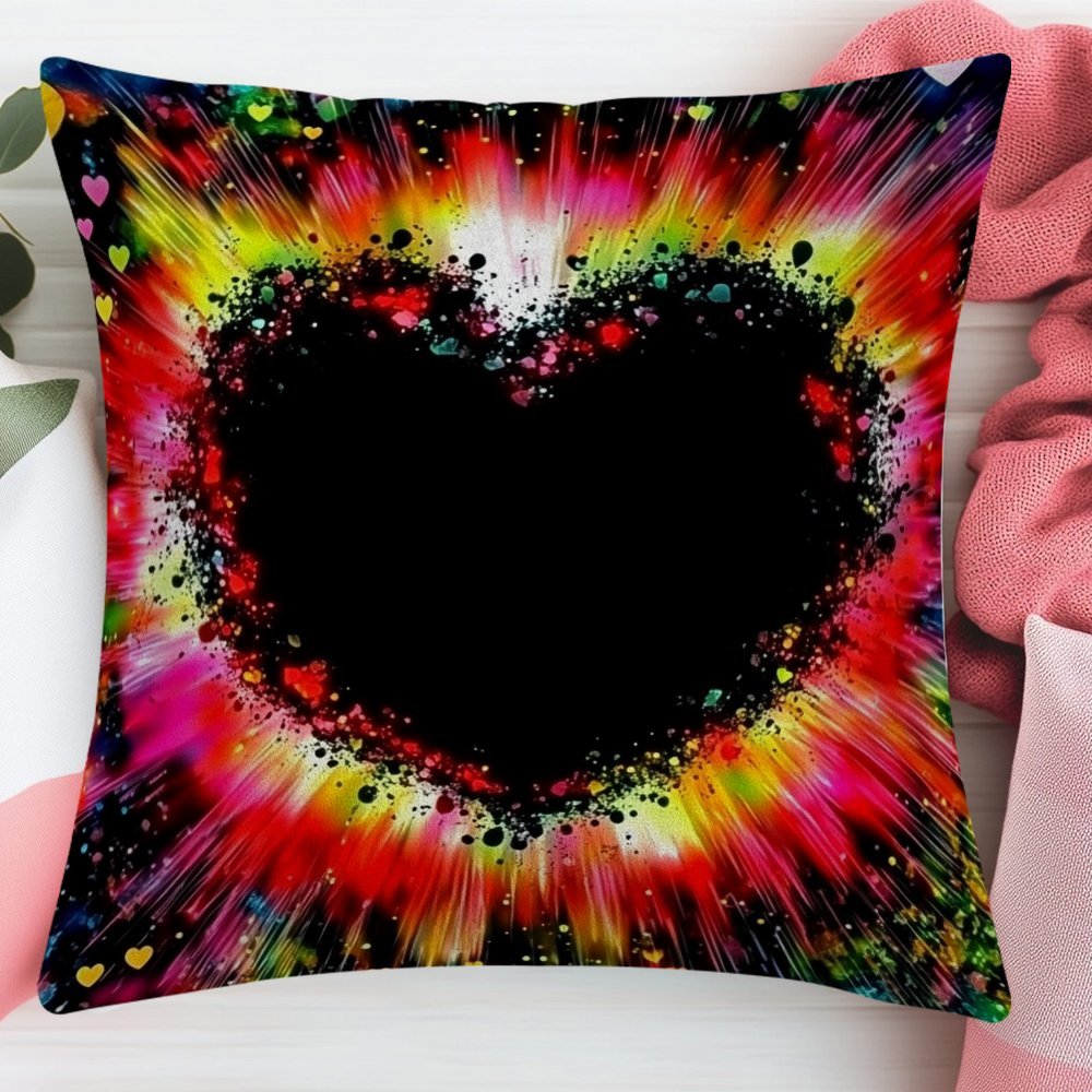 Valentine's Day Heart Square Cushion Cover 45.72cm Home Decor Living Room Bedroom