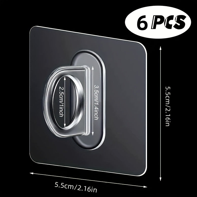 Tozalash uchun yopishqoq tutqichlar 6/10/20 ta paket devor uchun o'rnatish uchun qattiq bardoshli oson o'rnatish uchun pardalar va dozatorlar