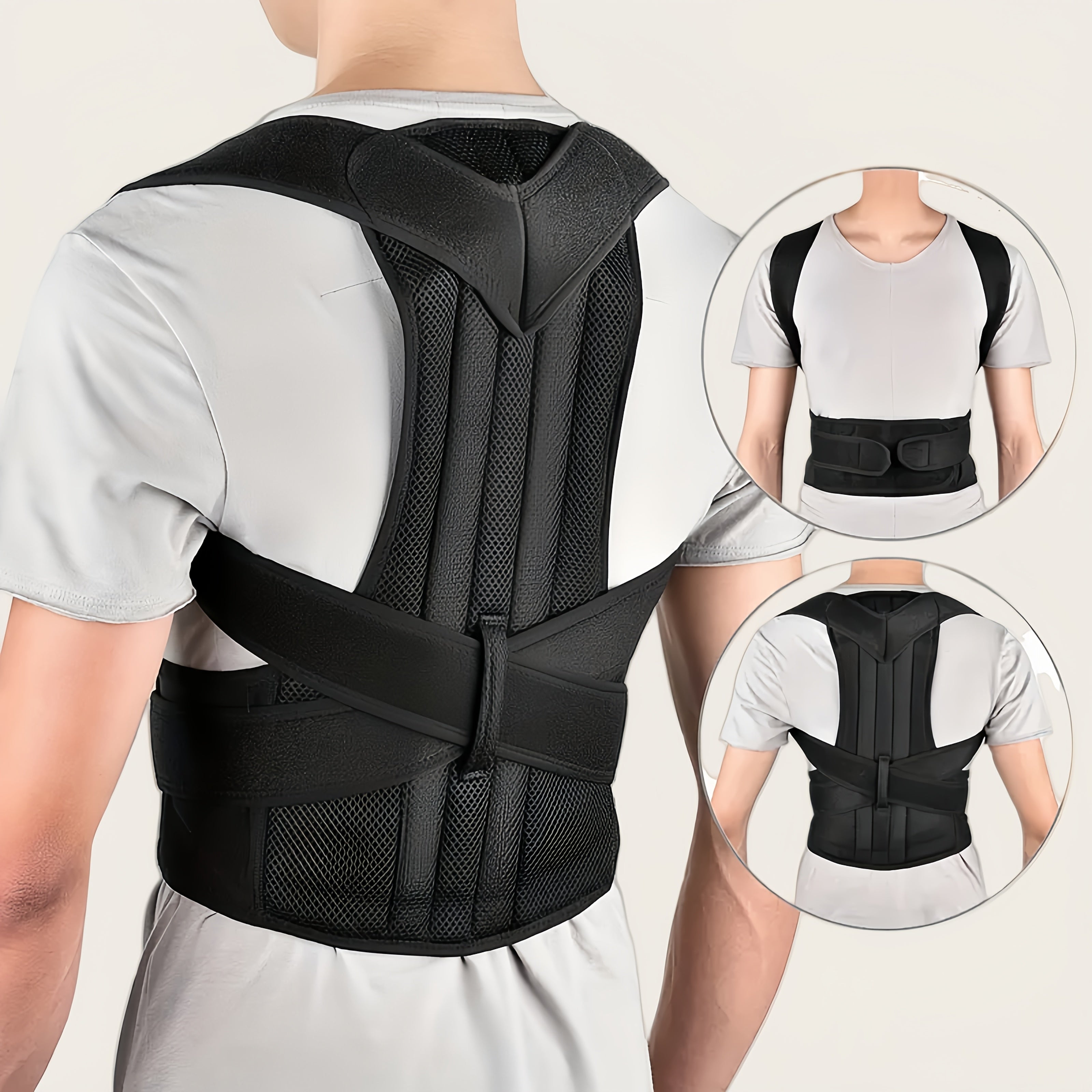 Unisex Adjustable Posture Corrector Support Strap for Hunchback Relief
