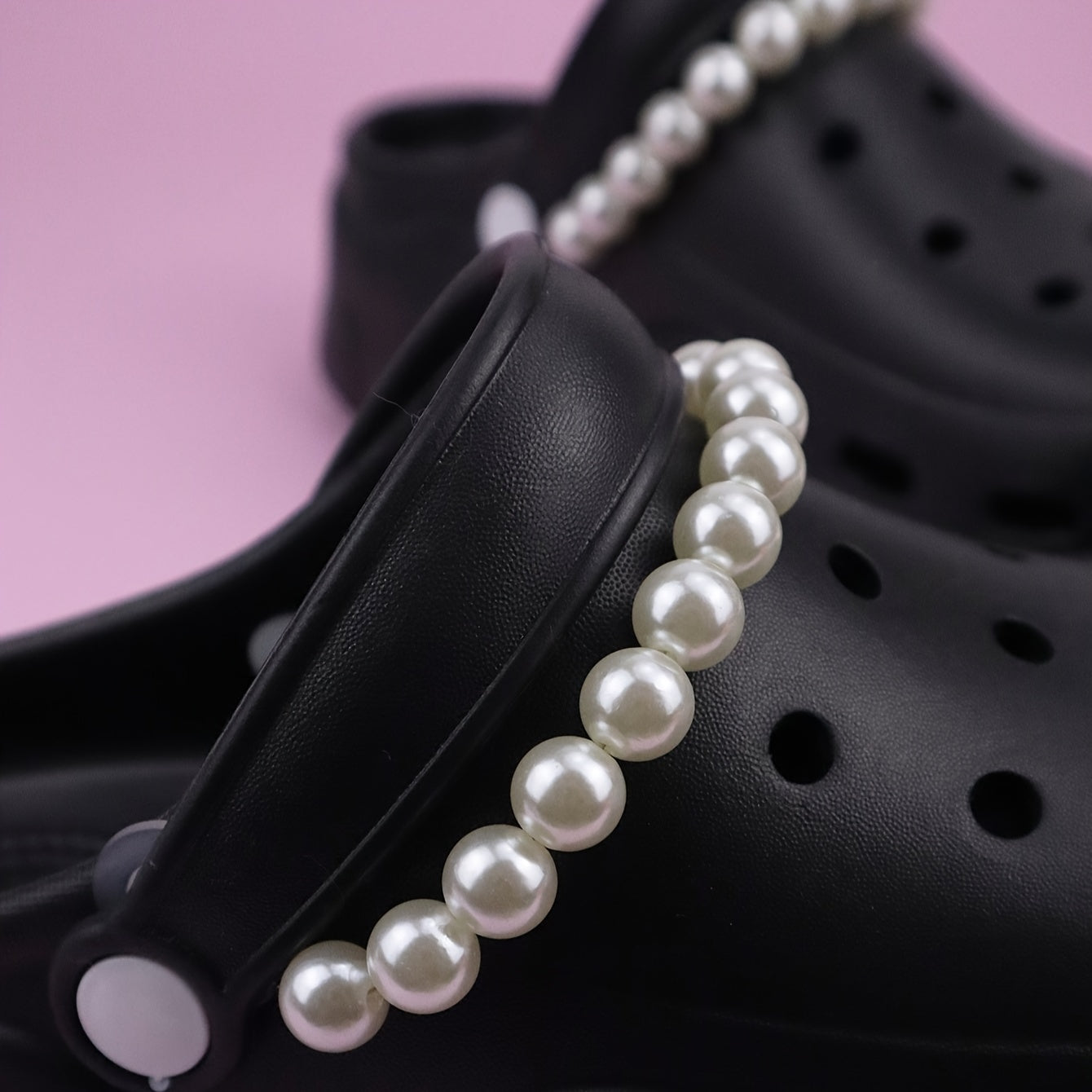 Unisex PVC Detachable Shoe Chains Clogs Accessories for Vacation Style