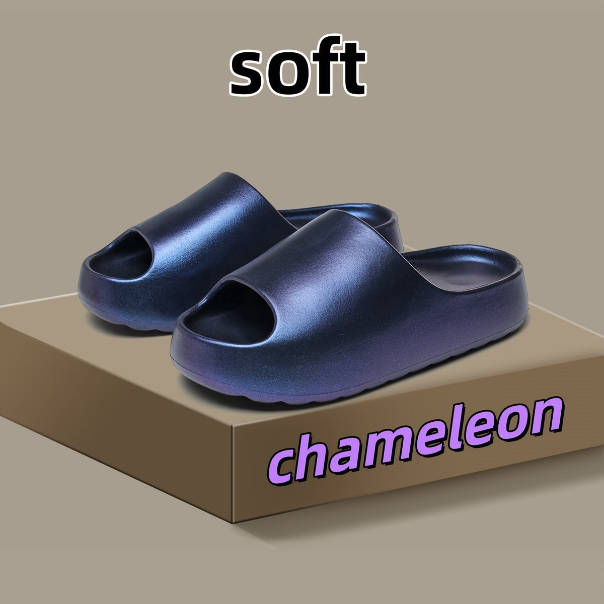 Ayollar uchun EVA slip-on sandallari, engil, ochiq barmoqli, nafas oladigan, ichki va tashqi foydalanish uchun