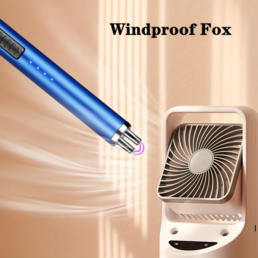 Qayta to'ldiriladigan elektr arc yondirg'ich, shamolsiz gaz pechka, sham, BBQ, sayohat, ochiq havoda foydalanish uchun