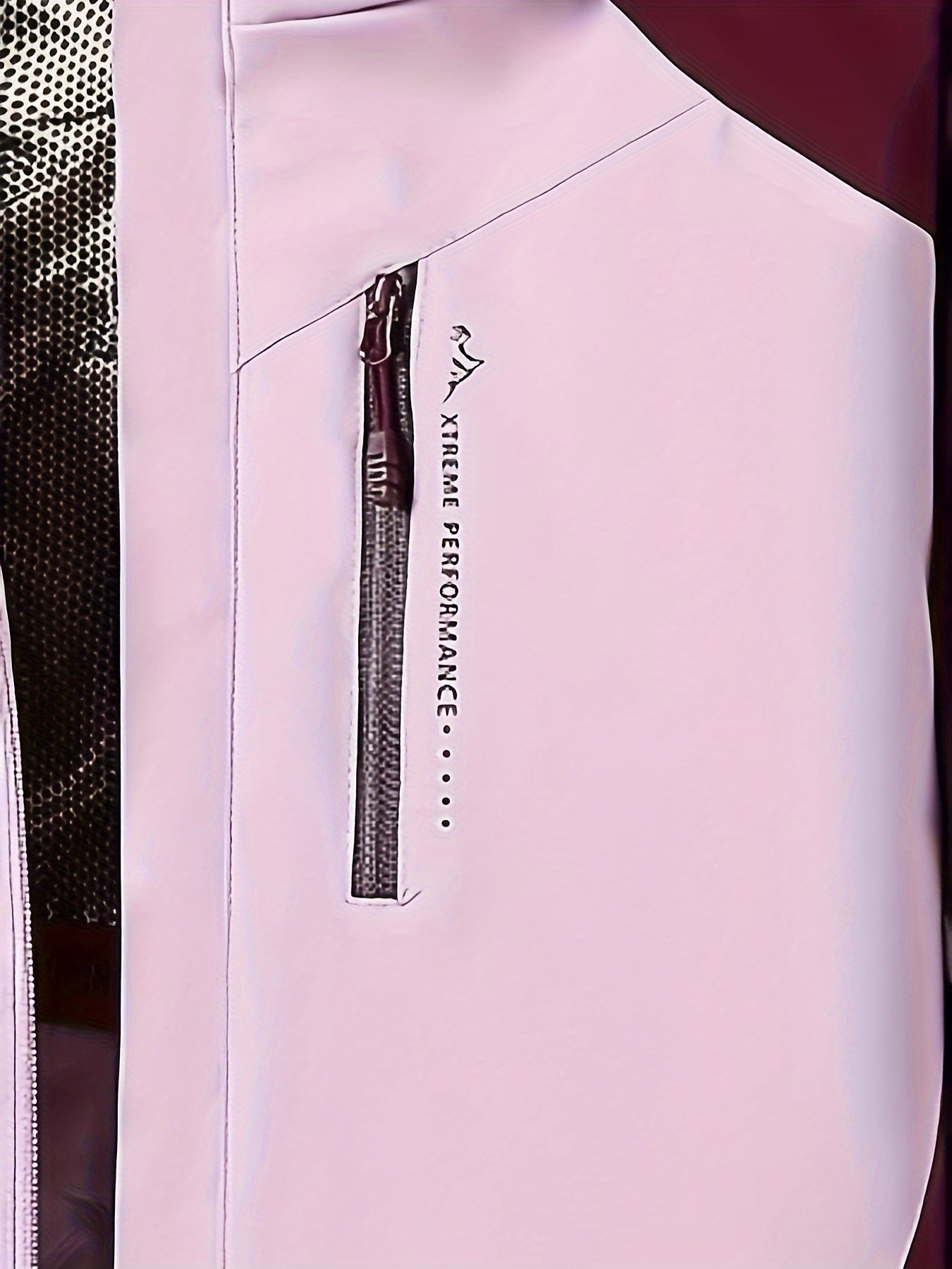 Women's Color Block Waterproof Winter Sports Jacket with Hood and Long Sleeves