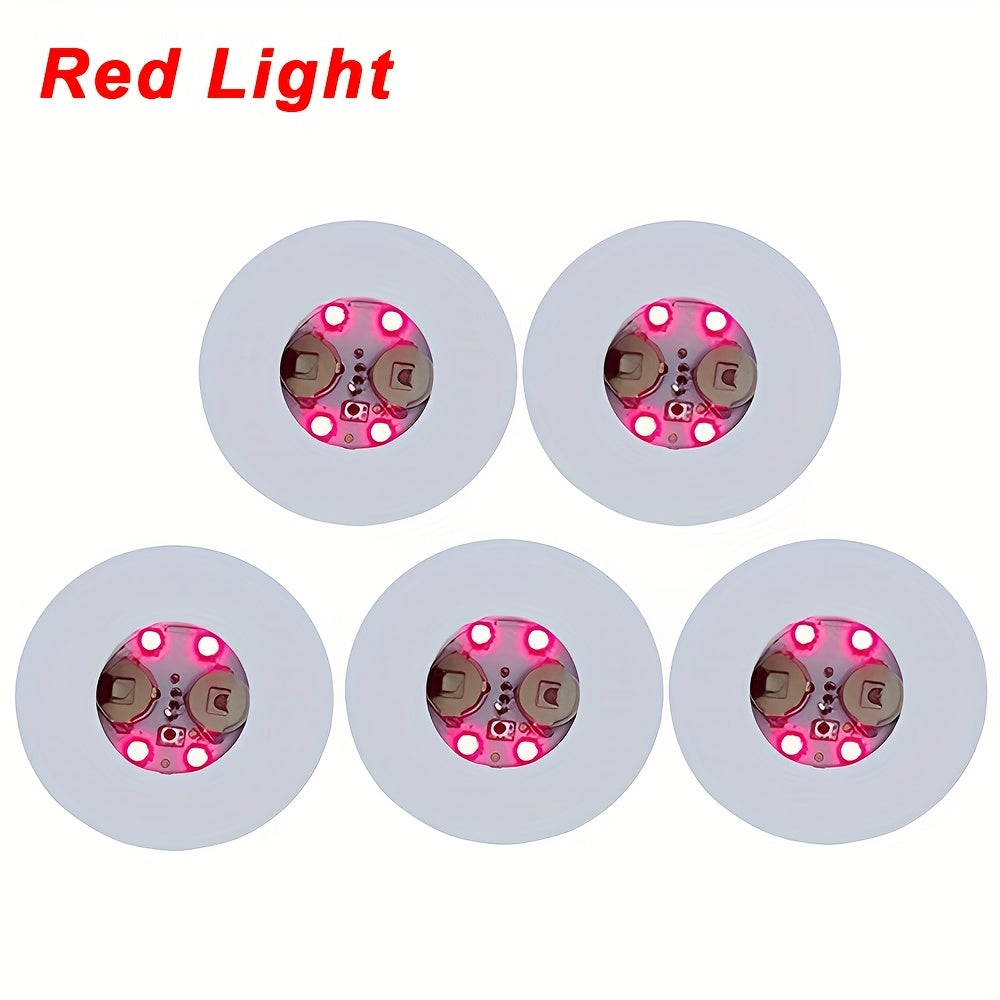 LED Coaster Stickers Sets of 1 5 or 10 for Drinking Glasses Wine Bottles Party Decor