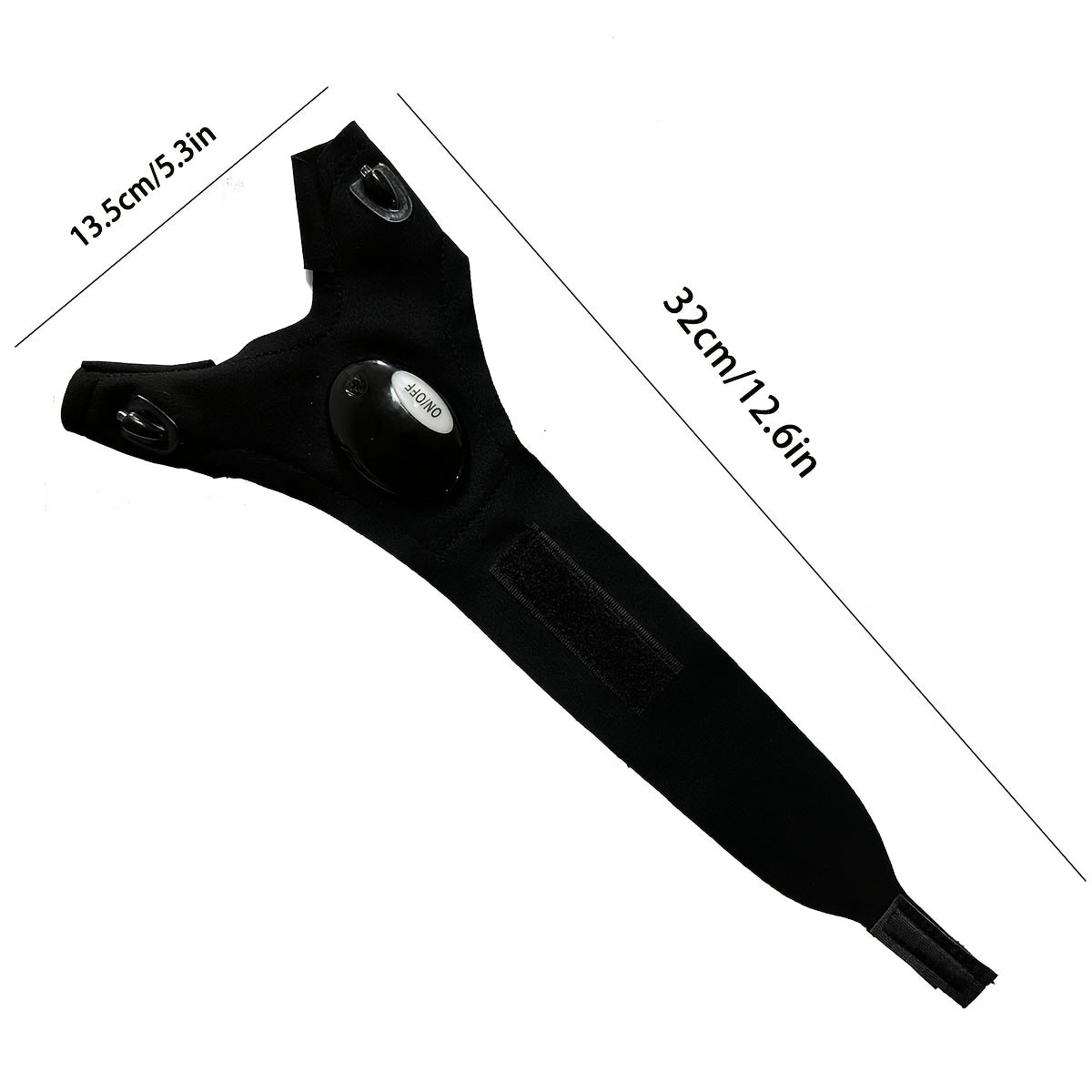 Unisex LED Flashlight Gloves 1/2 Pair, Hands-Free Work Lighting Gifts