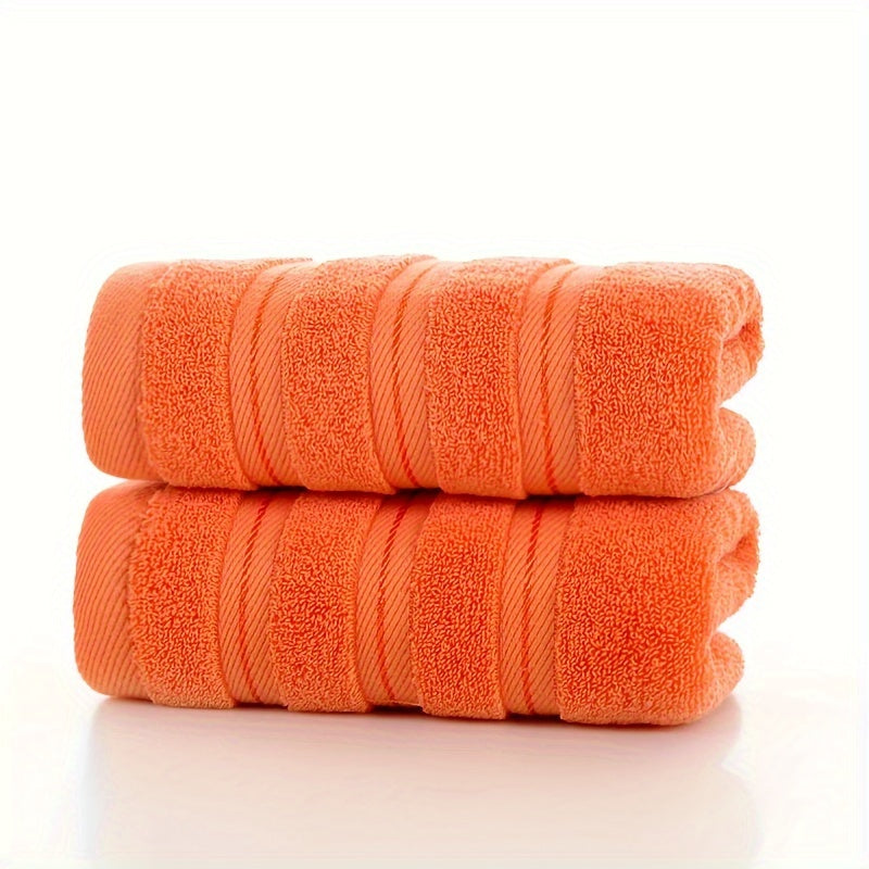 Gray Cotton Velvet Towel 420 GSM Absorbent Durable for Bath or Beach