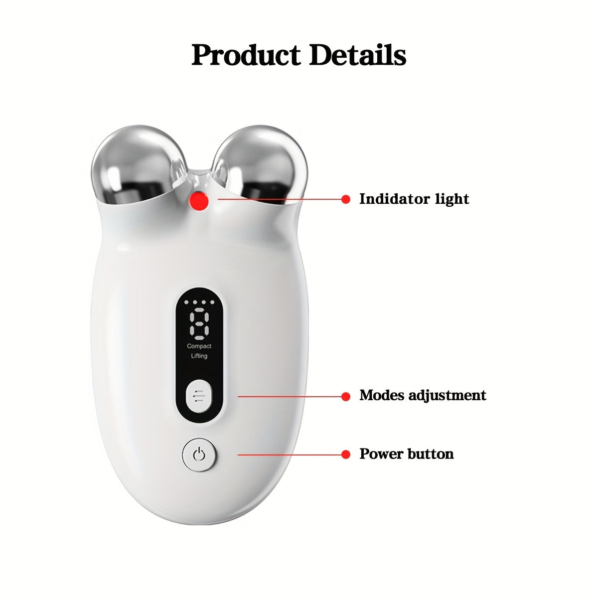 3 rejim, 9 intensivlik darajasi bilan yuz va bo'yin massaj qiluvchi - USB orqali zaryadlanadigan, dam olish va teri parvarishi uchun ideal - ayollar uchun mukammal sovg'a.