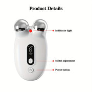 3 rejim, 9 intensivlik darajasi bilan yuz va bo'yin massaj qiluvchi - USB orqali zaryadlanadigan, dam olish va teri parvarishi uchun ideal - ayollar uchun mukammal sovg'a.