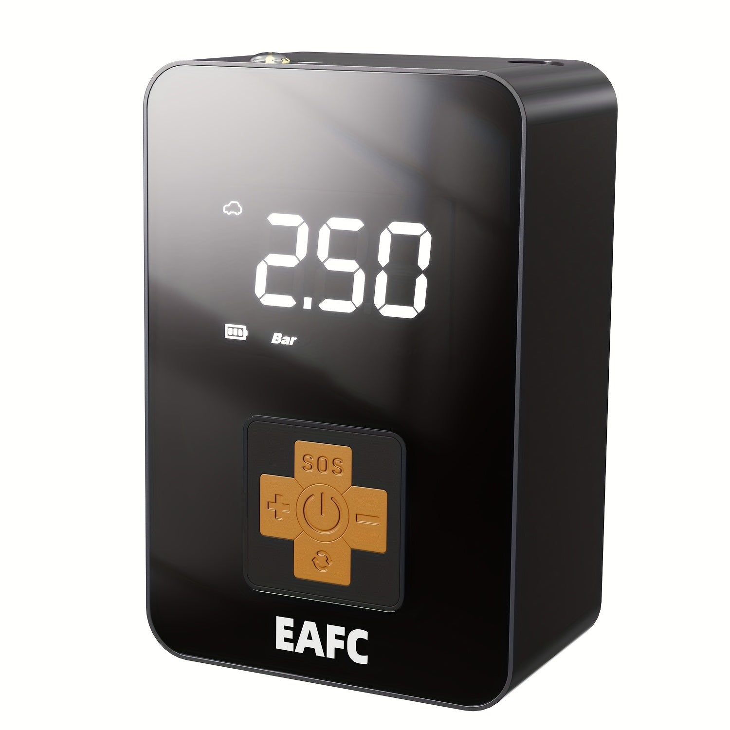 Высокоскоростной автомобильный компрессор мощностью 150 Вт с LED-лампой для накачки шин