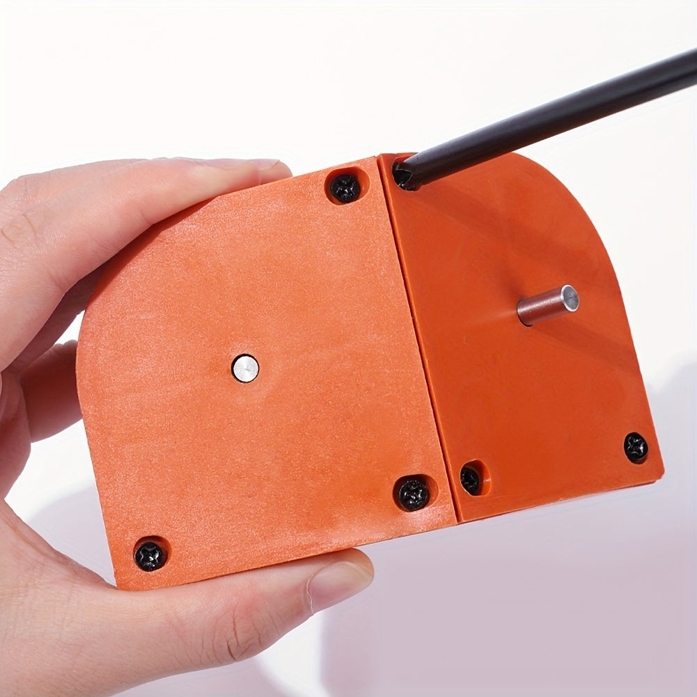 4-Piece Manual Drill Bit Sharpening Tool Set for Twist and Impact Drills