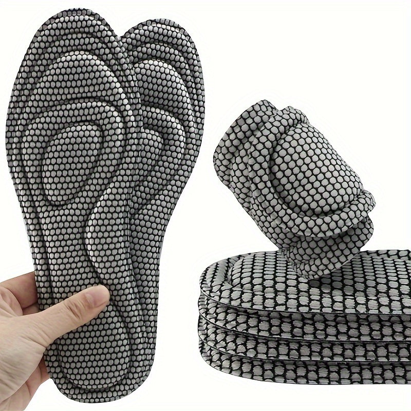 Unisex xotira ko'yi insoles Nano teri so'radigan yugurish yostiqlari oyoq kiyim padlari