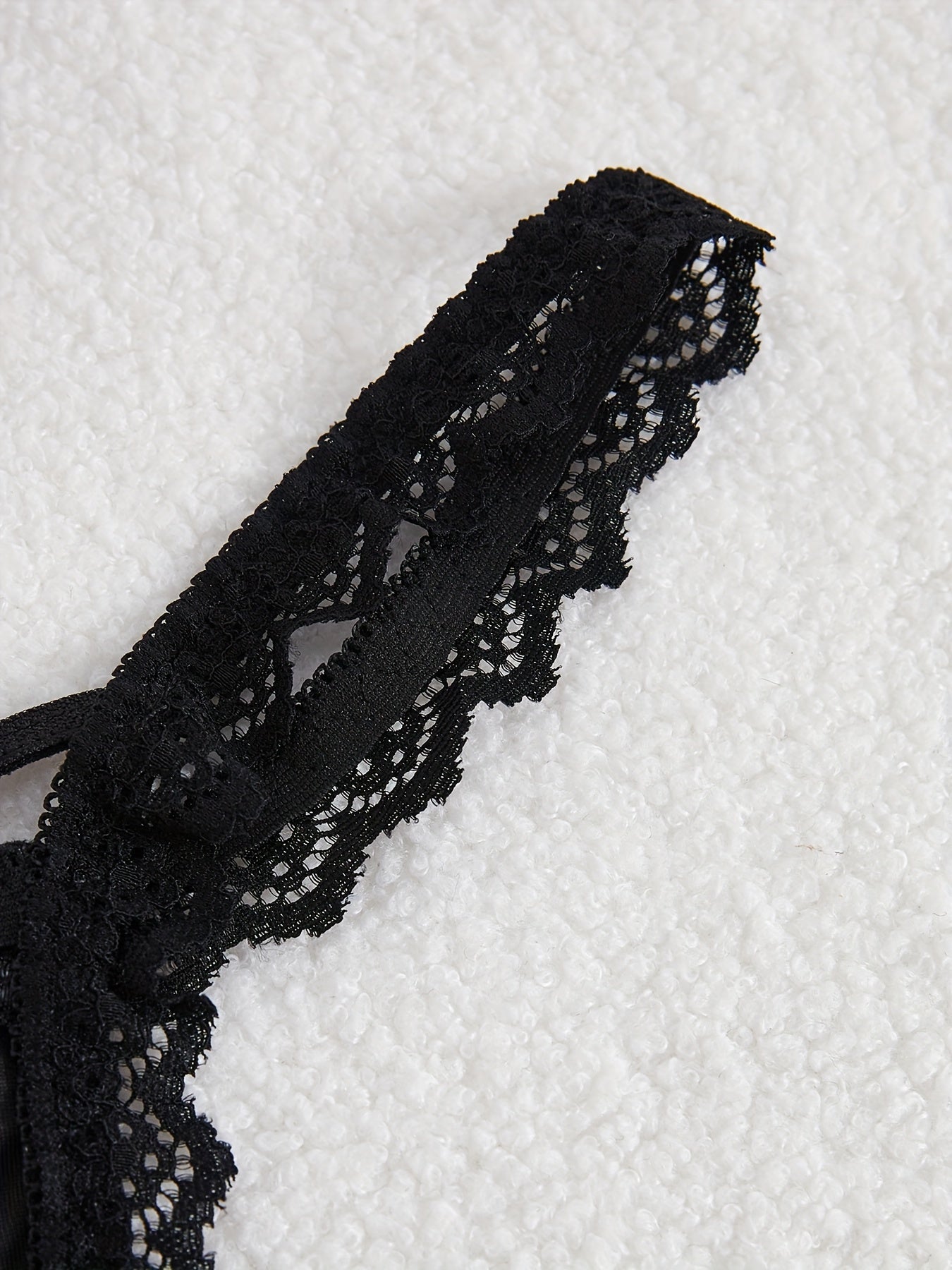 Women’s Lace Cross Strap Thong Lingerie Panties Low Waist Sexy Underwear