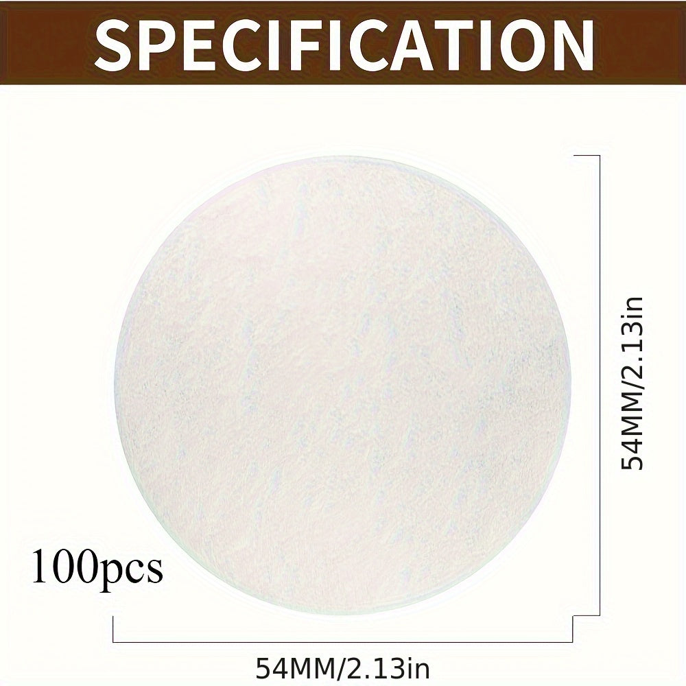 Unisex Espresso Filter Pucks Unbleached 51mm 54mm 56mm 58mm