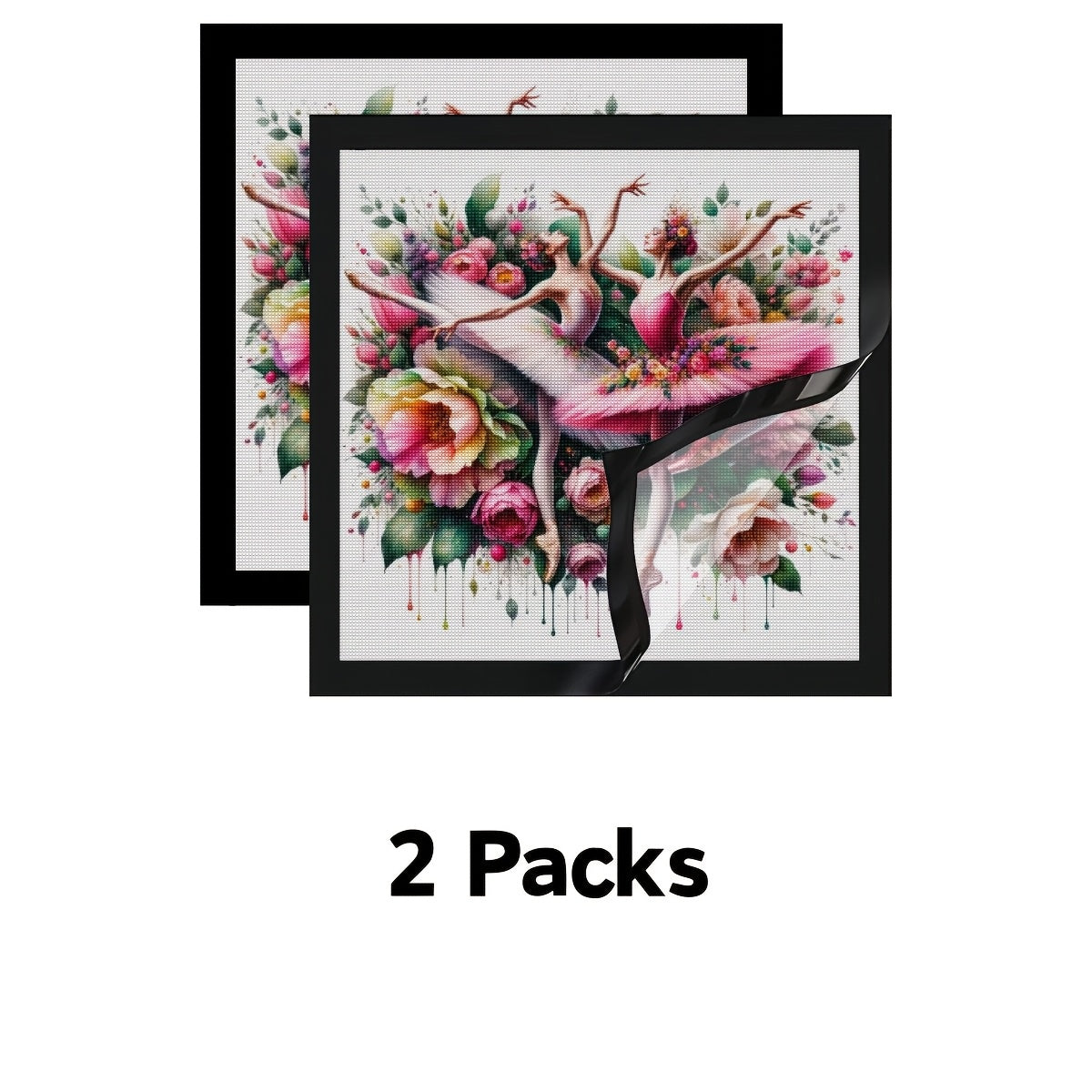 Diamond Painting Frames Set PVC Magnetic Self-Adhesive Wall Display for Diamond Art Photos Posters