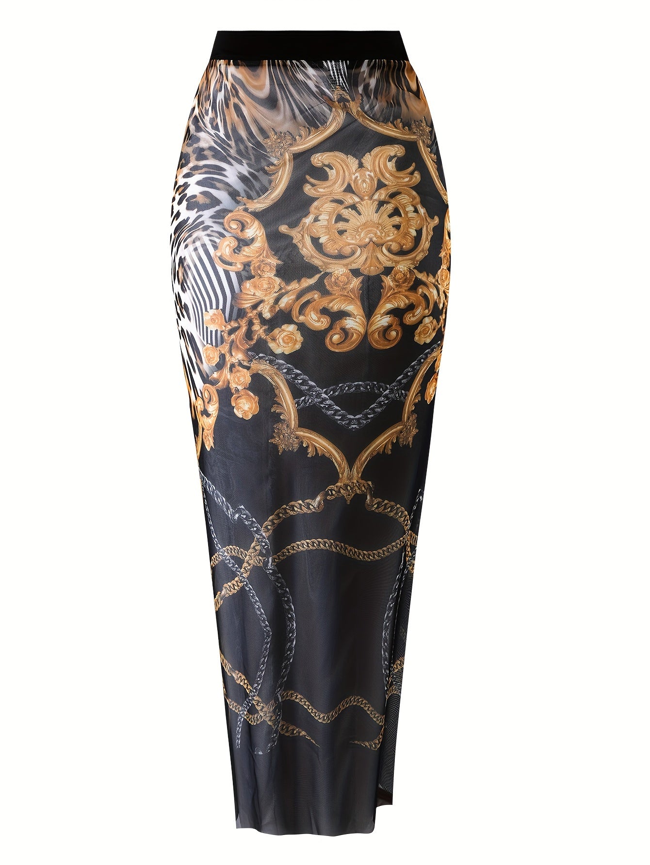 Leopard Print Body Suit Set with Twist Design and Deep V Neck for Women