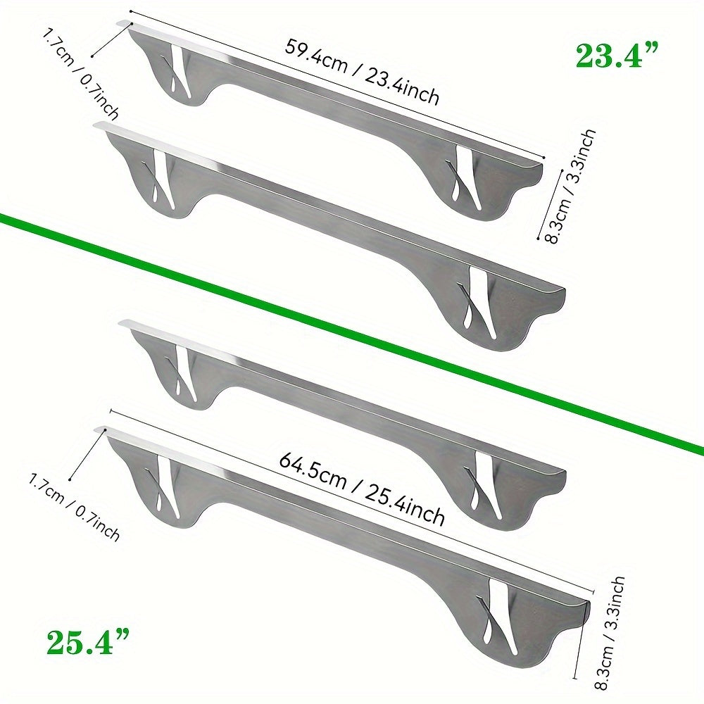 1 yoki 2 dona zanglamas po'latdan yasalgan pechka bo'shliqlarini yopuvchi qopqoq, pech yonidagi bo'shliqlarni to'ldiruvchi qopqoq | Pechka bezak to'plami, pechka usti va stolda himoya, Rojdestvo va Yangi yil uchun ideal sovg'a
