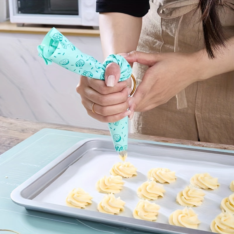 Silicone Pastry Bag Reusable TPU Material for Cakes Cookies and Cream Decorating