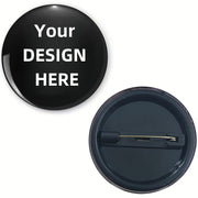 Customized Men's Brooch with Text and Image for Gifts and Accessories
