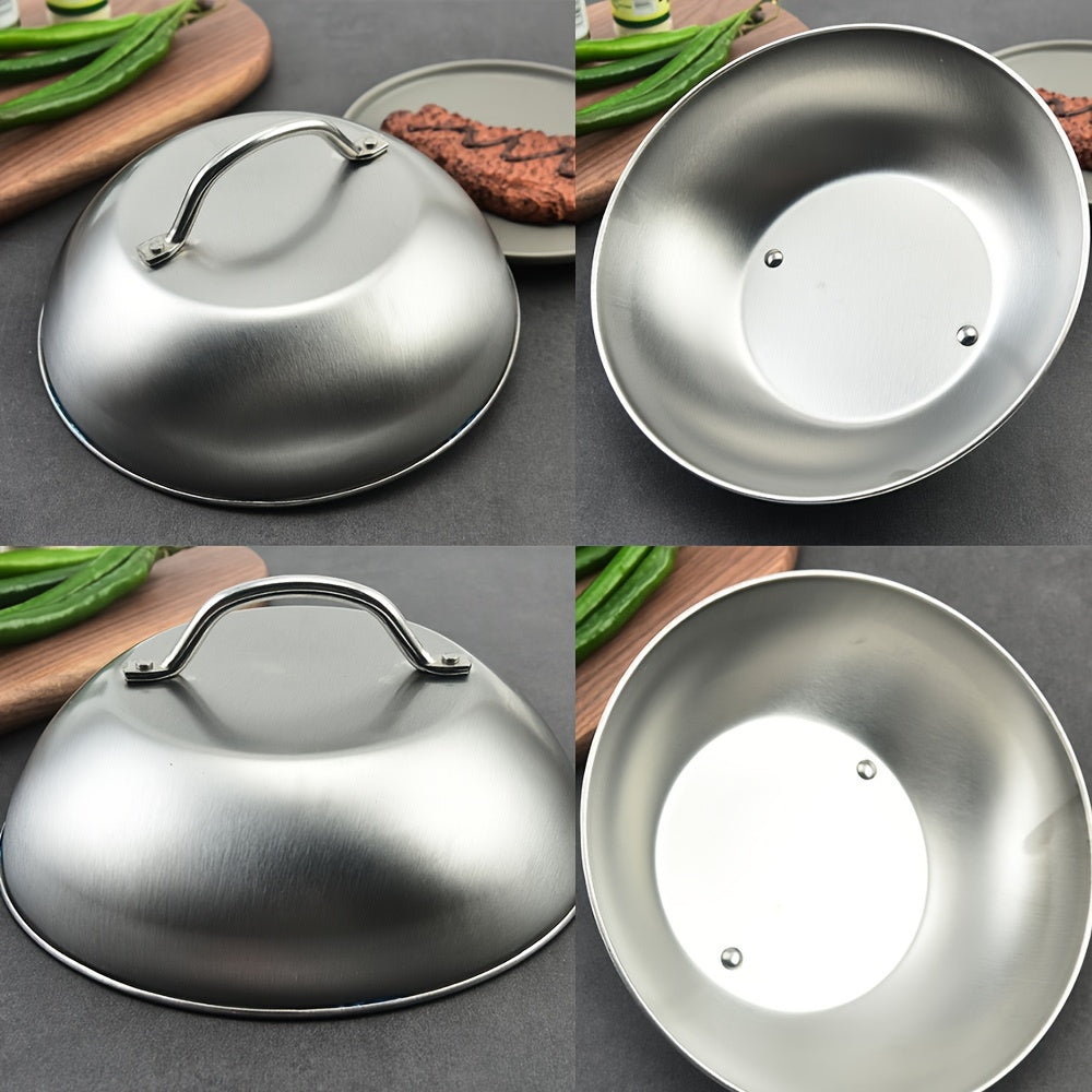 Stainless Steel Steak Cover for Grilling and BBQ Outdoor Use