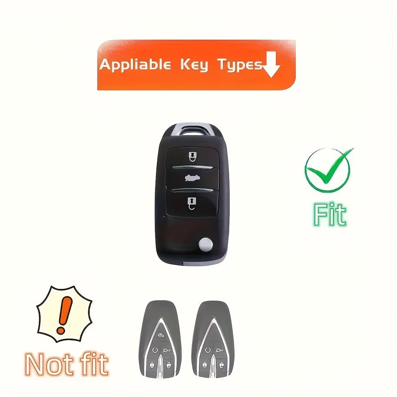 Car Key Cover Fits for SUV, Rubber, Universal Protection for Key Remotes