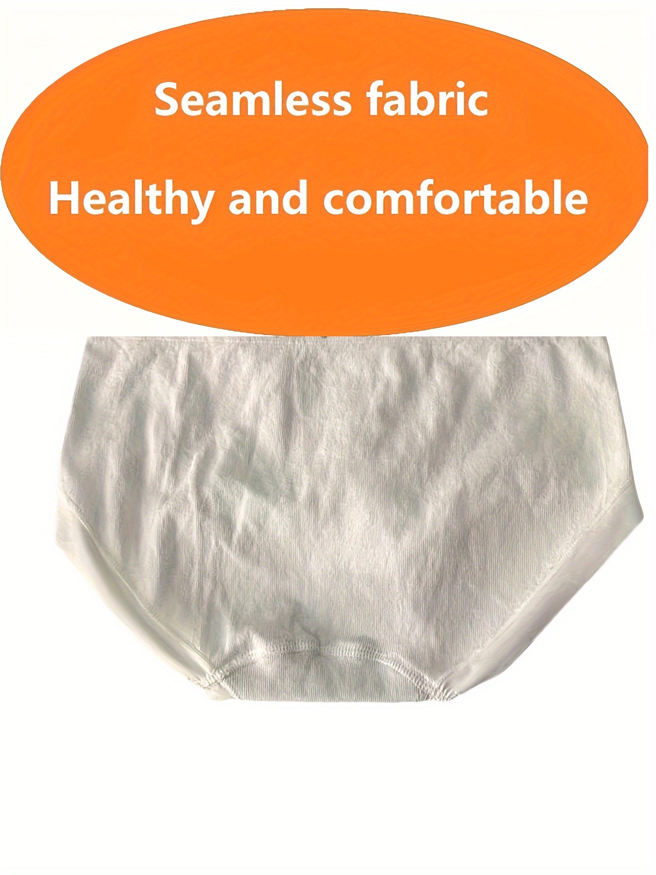 12 Pcs Women's Seamless Alphabet Print Briefs Mid Rise Knit Fabric Lined S-XXL