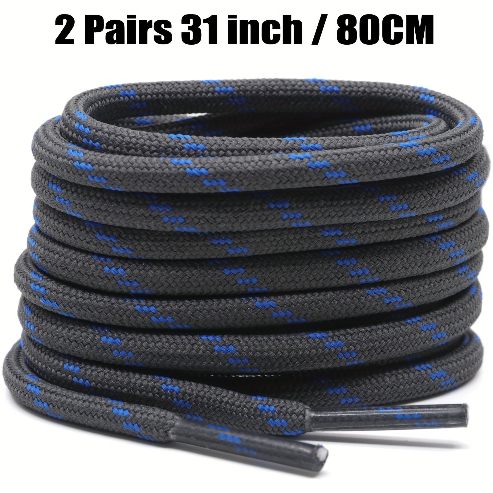 Unisex Thickened Round Climbing Shoe Laces for Hiking and Work Boots