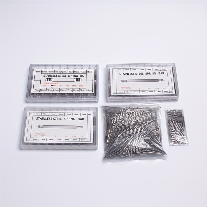 Soat yasovchi asboblari 144 dona soat tasmasi bahor bog'ich pinlarini o'z ichiga oladi, bu esa uni sovg'alar va soat yig'ish uchun ideal tanlov qiladi.