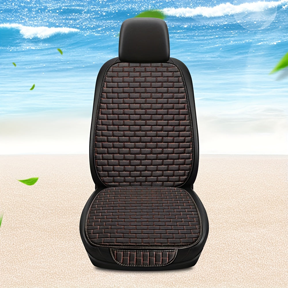 Universal Linen Car Seat Cover Protector for Front and Back Seats