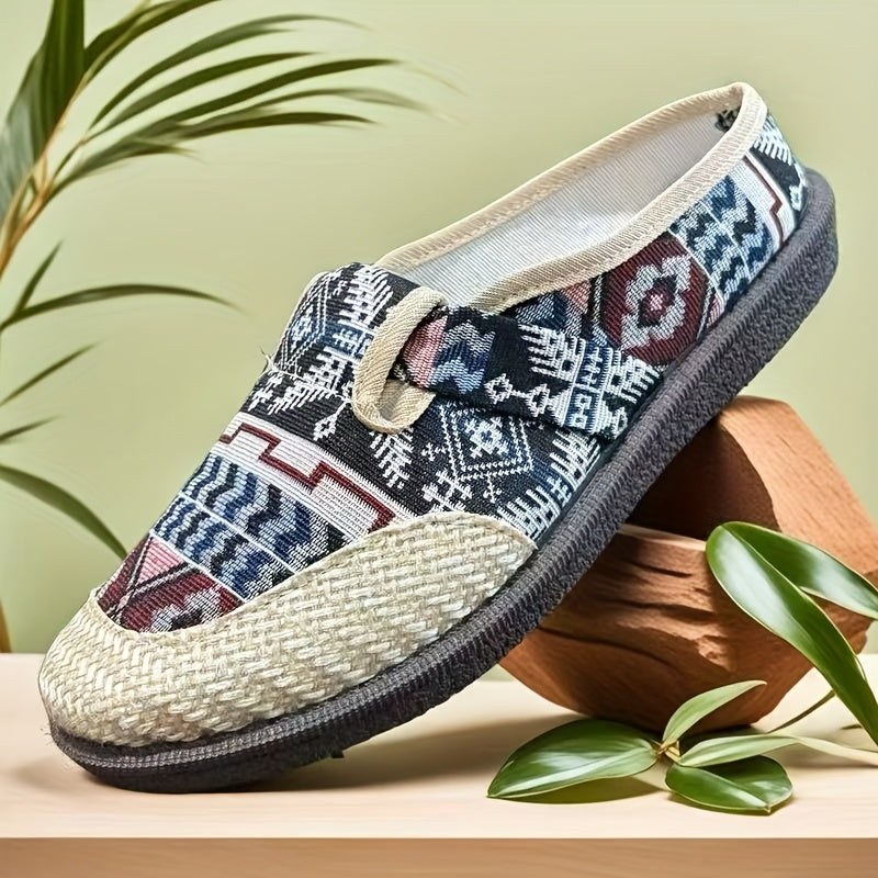 Zapatos casuales para mujer sin cordones, con tela transpirable, zapatos planos para primavera, verano y otoño