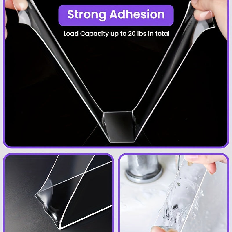 7m Waterproof Double-Sided Nano Tape Reusable Adhesive for All Surfaces