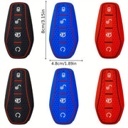 Universal Silicone Car Key Cover for EV and Hybrid Models, Protective Shell