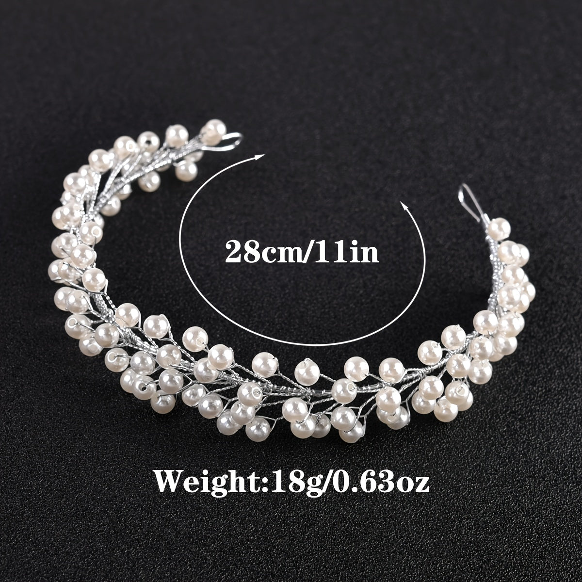 Свадебные аксессуары для волос невесты с жемчужной цепочкой для трансграничной Европы и Америки