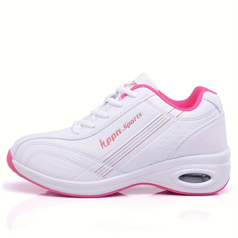 Women’s Breathable Air Cushion Sneakers with Non-Slip Thick Sole