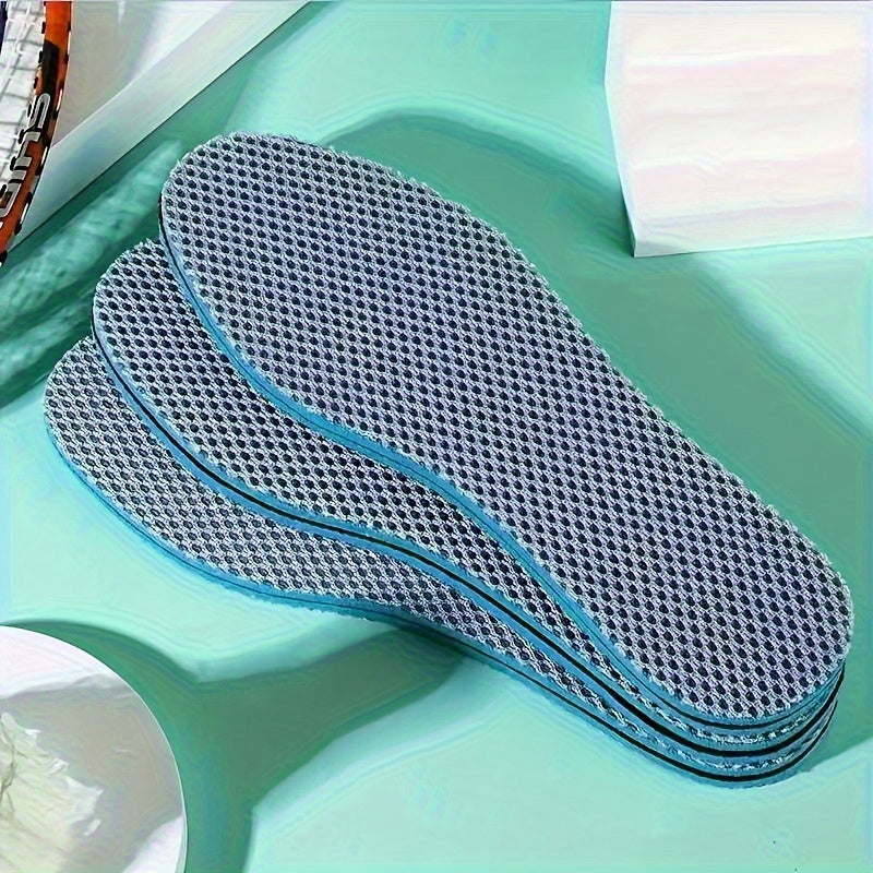 Unisex Breathable Sweat-Absorbing Insoles Cushion Pads for Women Men
