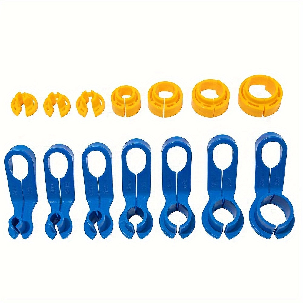 16pcs Car AC Pipe Quick Connect Tool Set Fuel Line Disconnect Remover