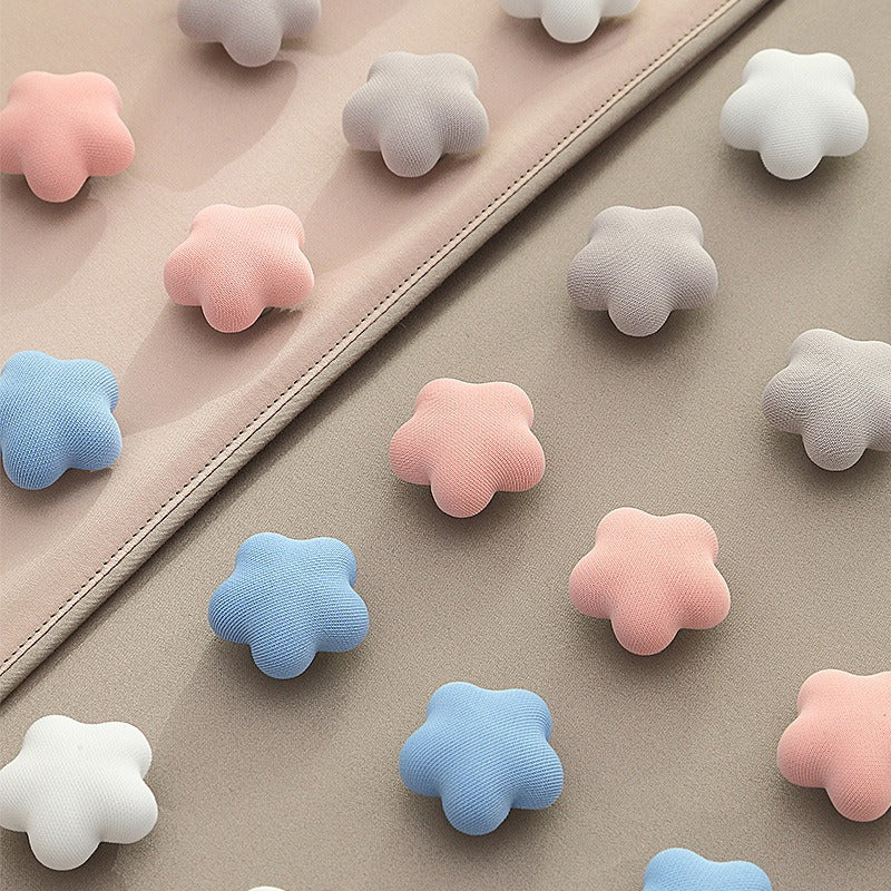 Set of 6 Pink Floral Bedding Fasteners Non-Slip Duvet Cover Sheet Holders