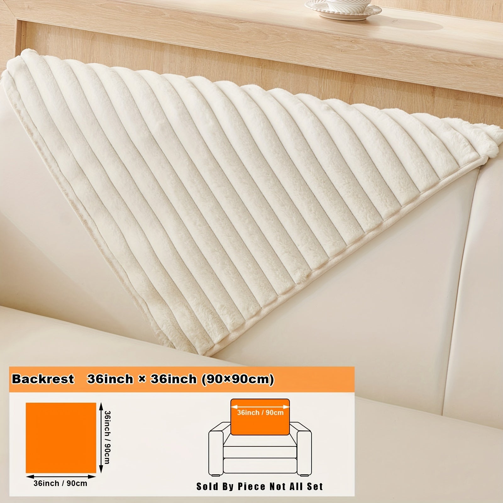 Barcha turdagi divanlar uchun mo'ljallangan, sun'iy quyon junidan tayyorlangan zamonaviy plush divan qoplamasi, mushuk va it egalari uchun iliqlik va himoya ta'minlaydi.